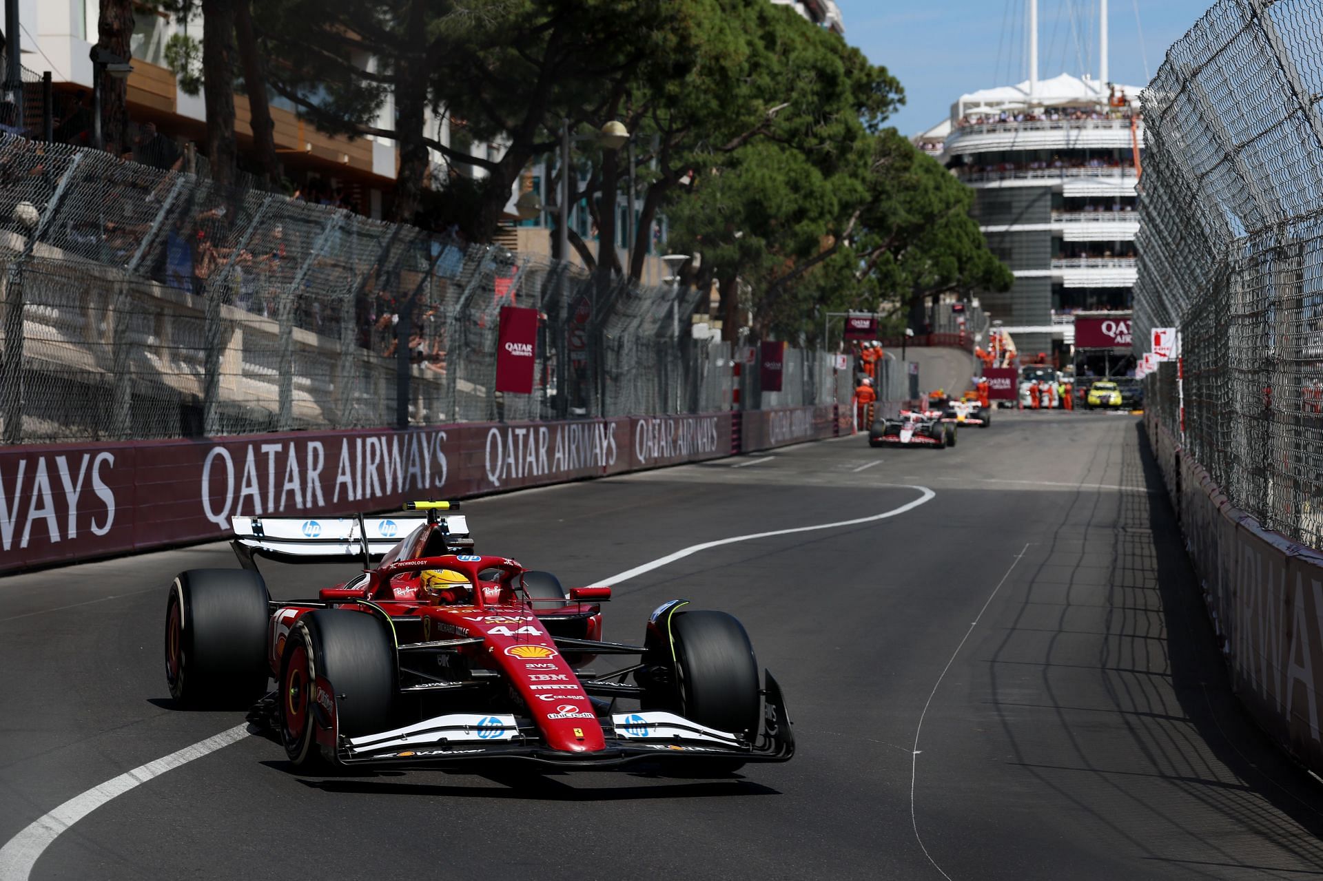 Lewis Hamilton during the Monaco Grand Prix - Source: Getty